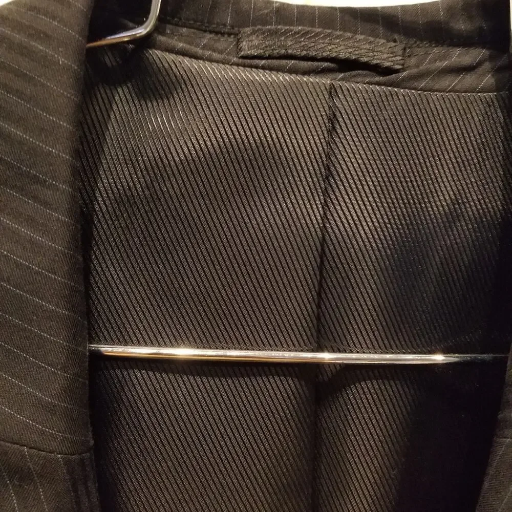 Big & Tall‎ Men's Black Sports Coat Blazer Jacket Troy McSwain Plus Size 4XL
